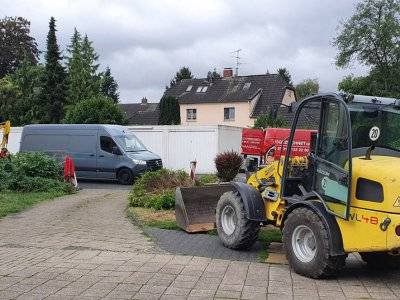 Haag Galabau - Projekt Parkplatz Pflaster erneuern