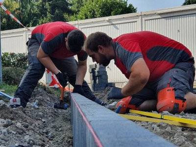 Haag Galabau - Projekt Parkplatz Pflaster erneuern