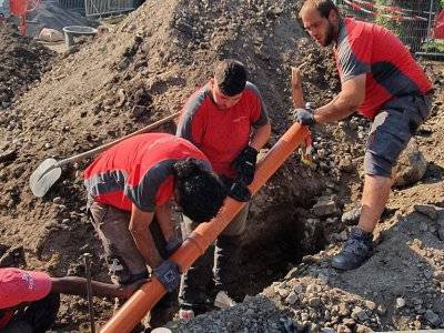 Haag Galabau - Projekt Parkplatz Pflaster erneuern